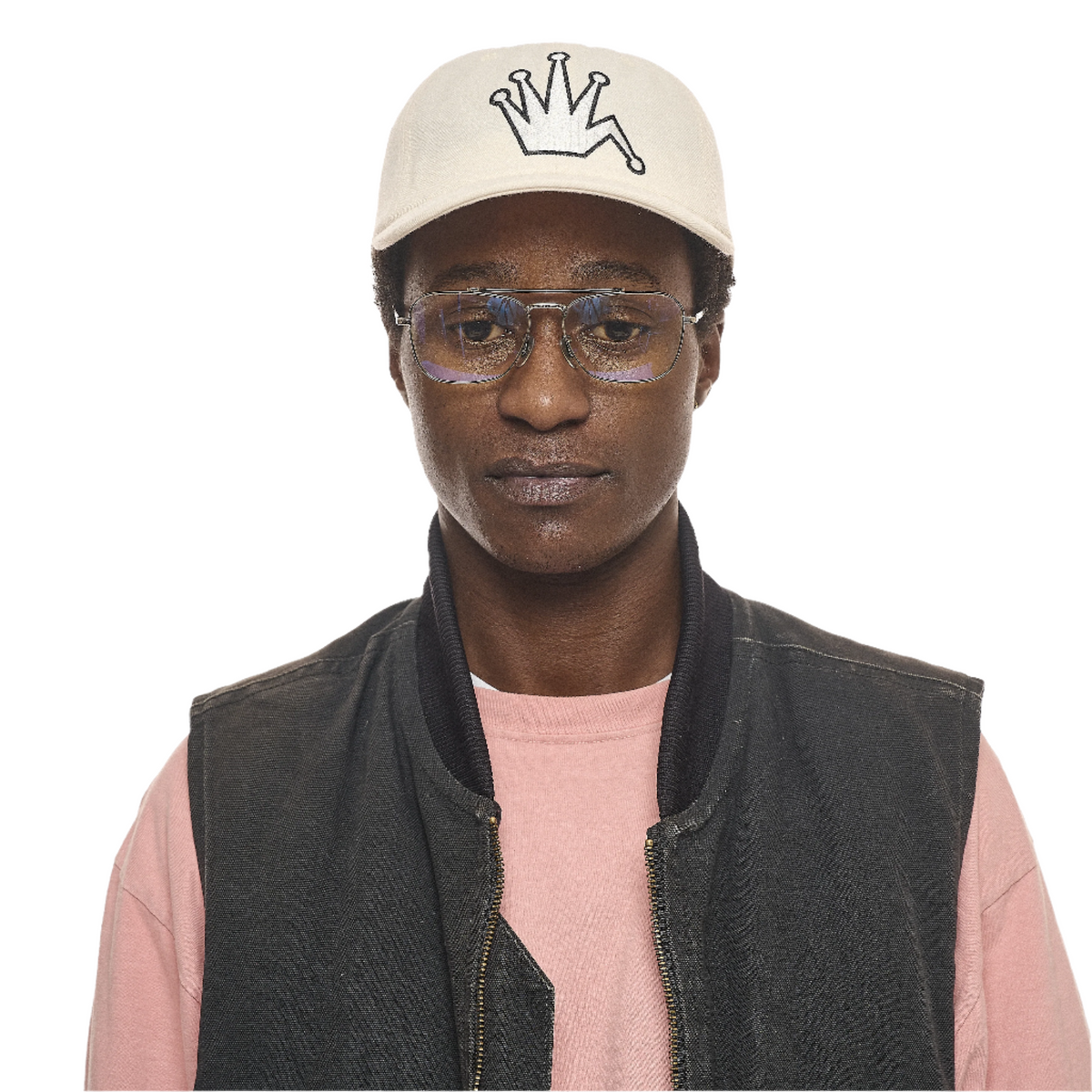 LP BENT CROWN CAP - SNOW