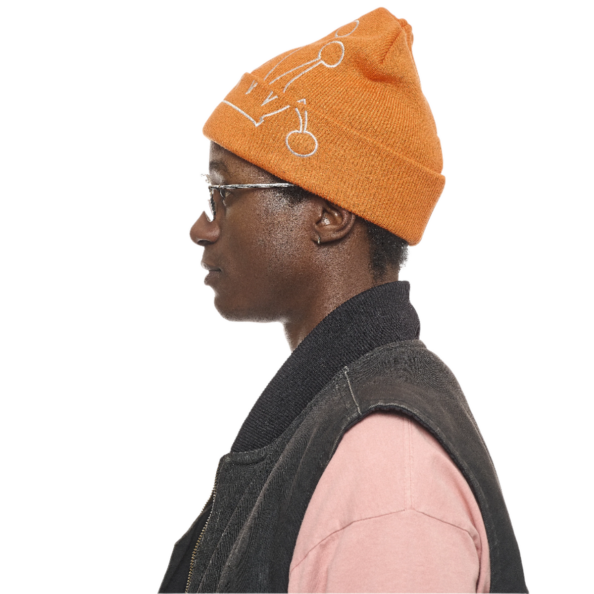 CUFF BEANIE CROWN - ORANGE