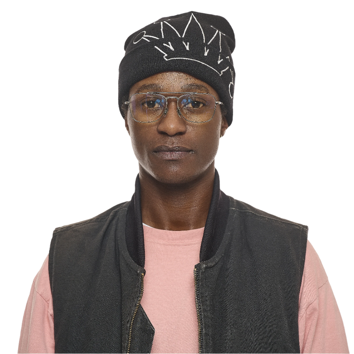 CUFF BEANIE CROWN - BLACK