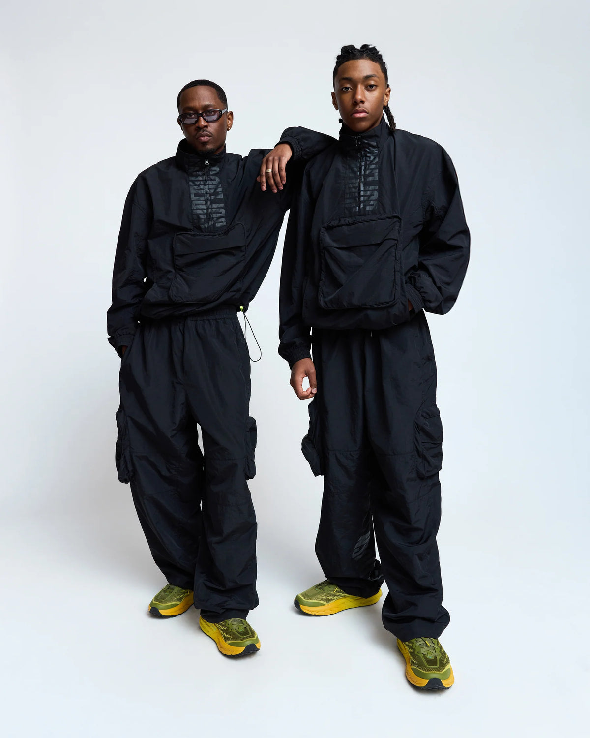 SUPERVSN S-Grid Cargo Pant Black 