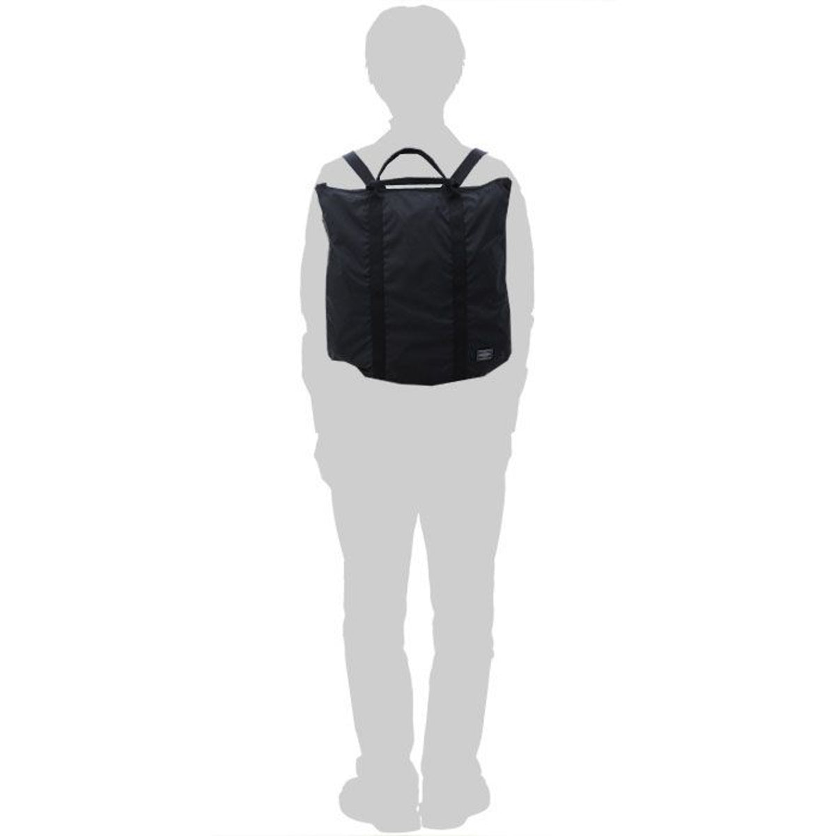 FLEX 2WAY TOTE BAG - BLACK