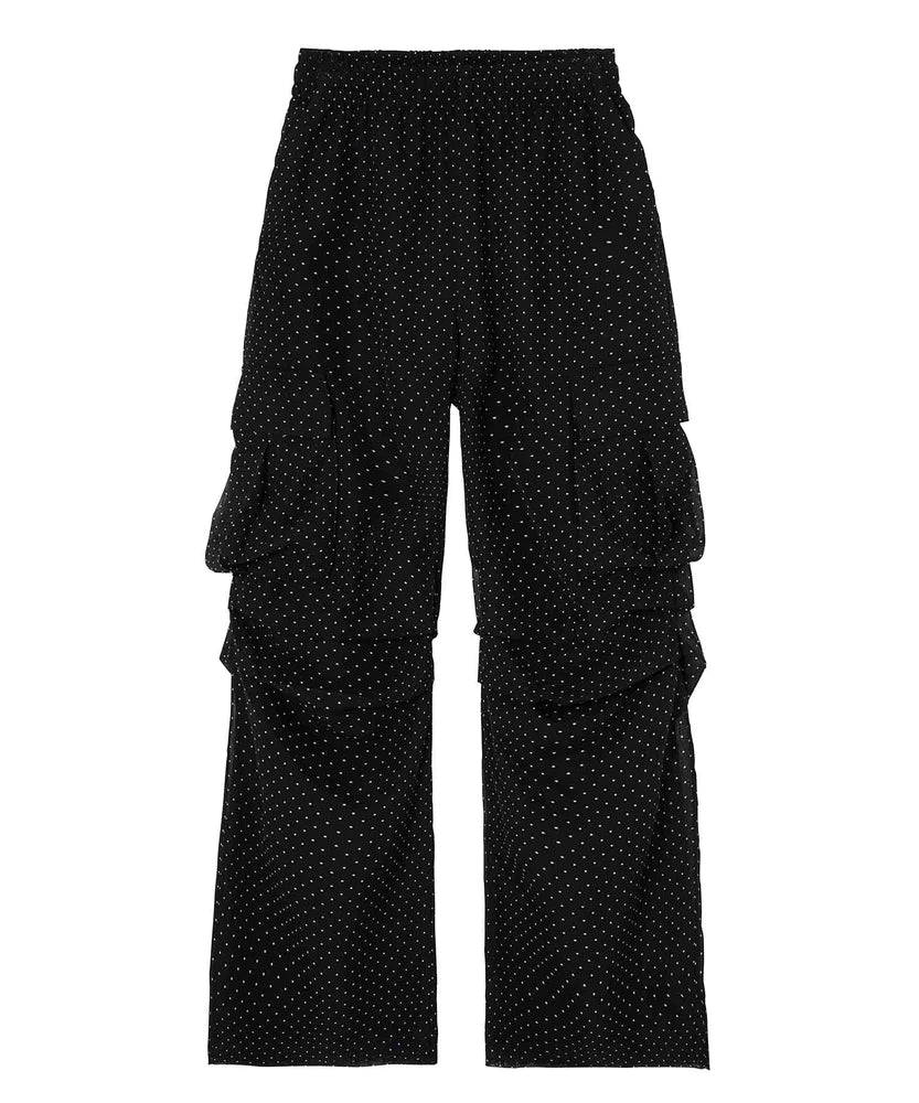 W CHIFFON WORK PANTS
