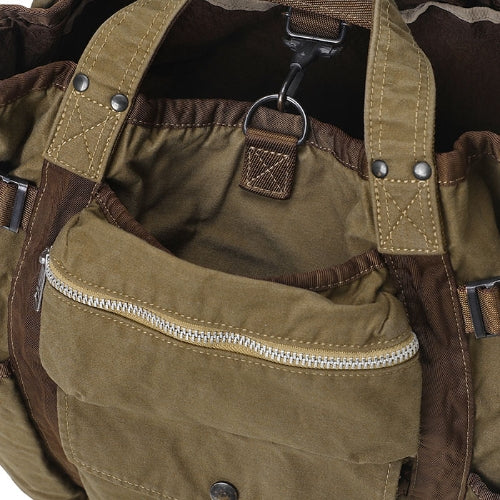 CRAG 2WAY RUCK SACK - KHAKI | PORTER YOSHIDA - Momentum Clothing