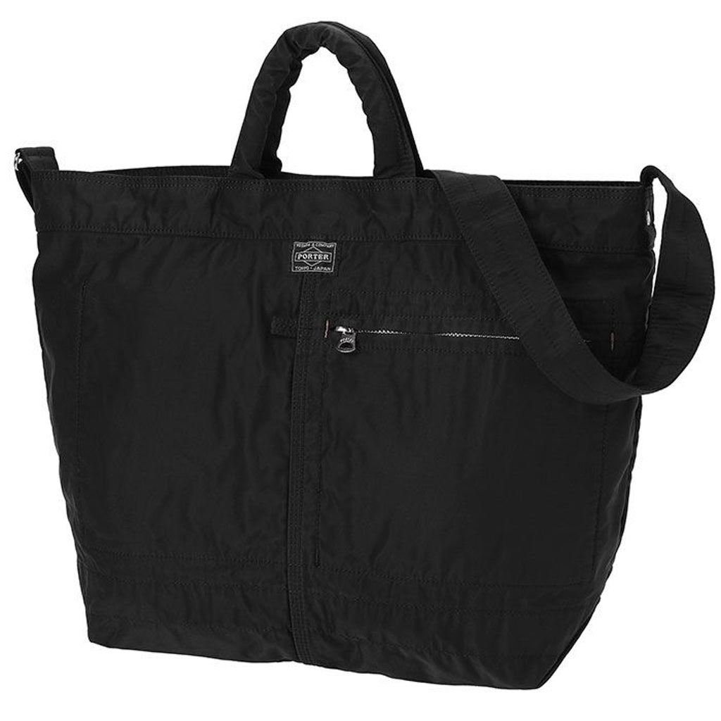 MILE 2WAY TOTE BAG (S) - BLACK I PORTER YOSHIDA