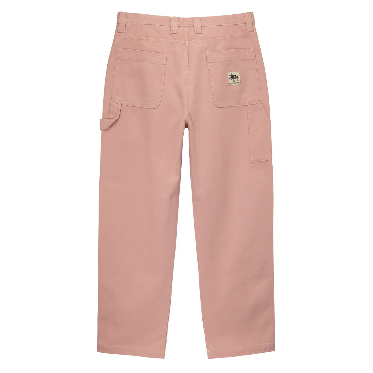 Light pink women's cargo pants with pockets - Clothing Light pink