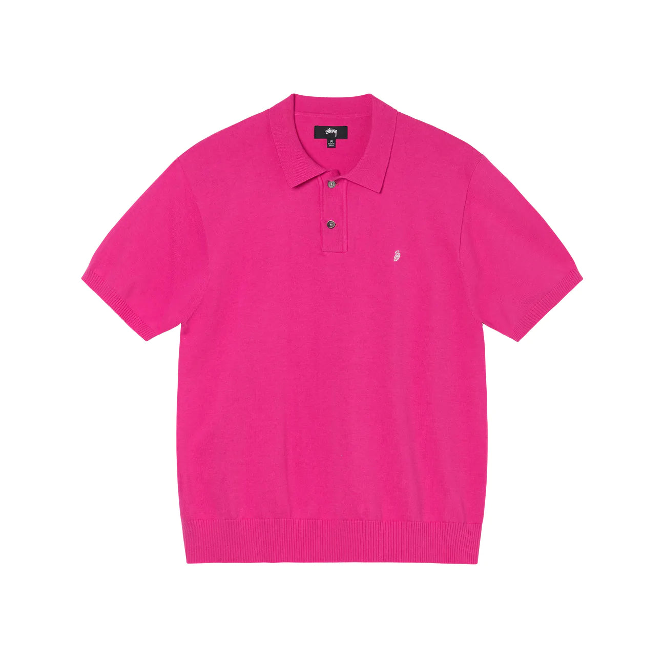 Bright top pink polo