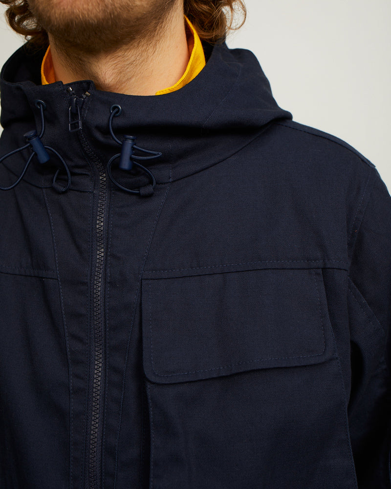 BIG POCKET HOODED JACKET - NAVY I POP TRADING - Momentum Clothing