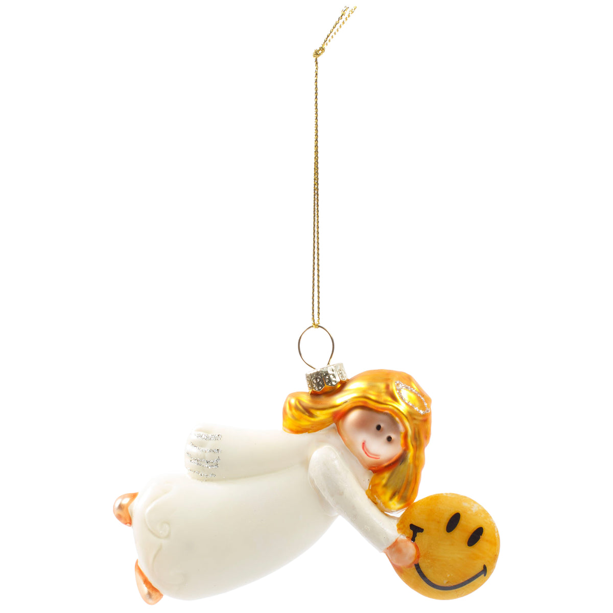 SMILEY ANGEL ORNAMENT