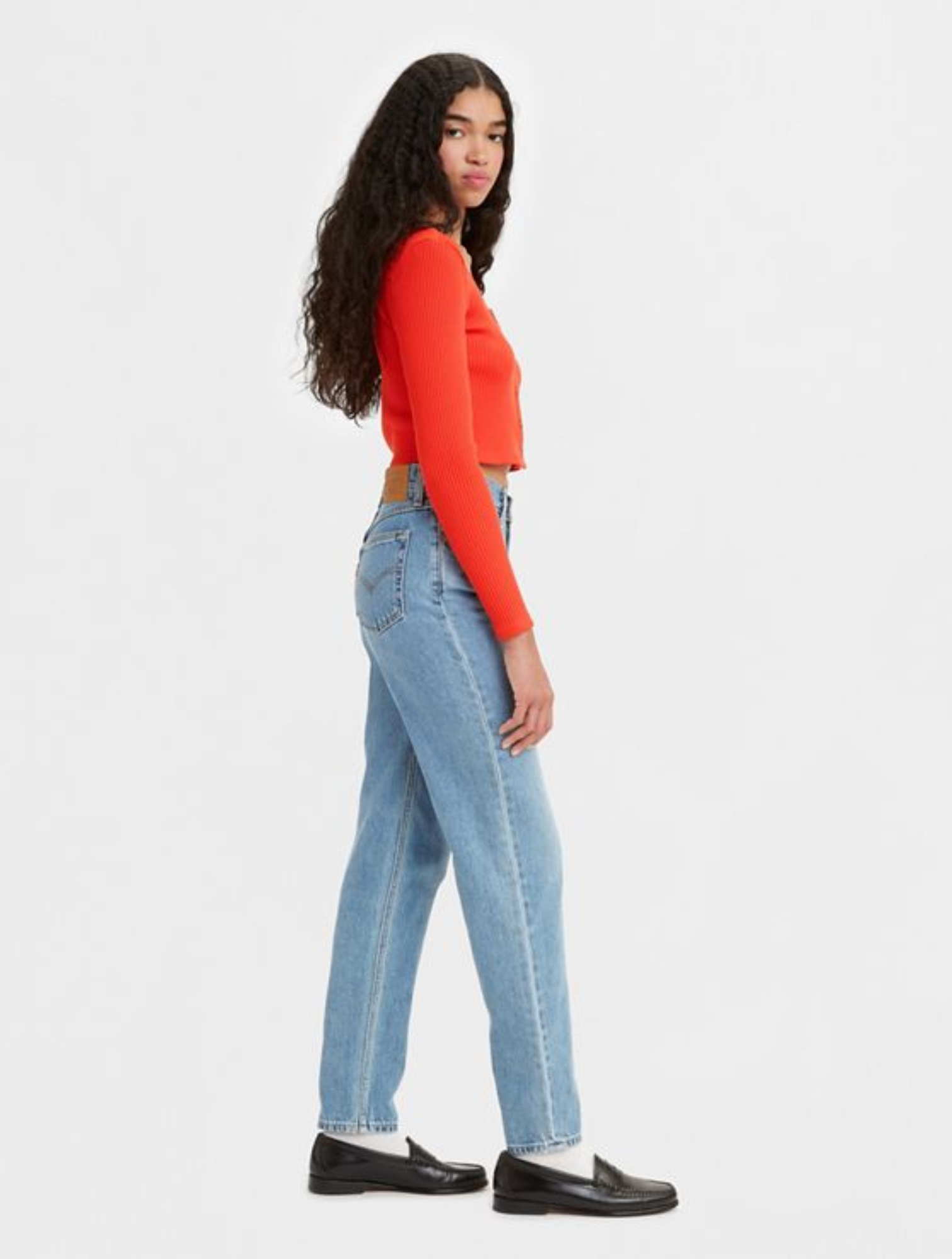 Levis High Waisted Taper Mom Jeans Now You Know – Dales Clothing