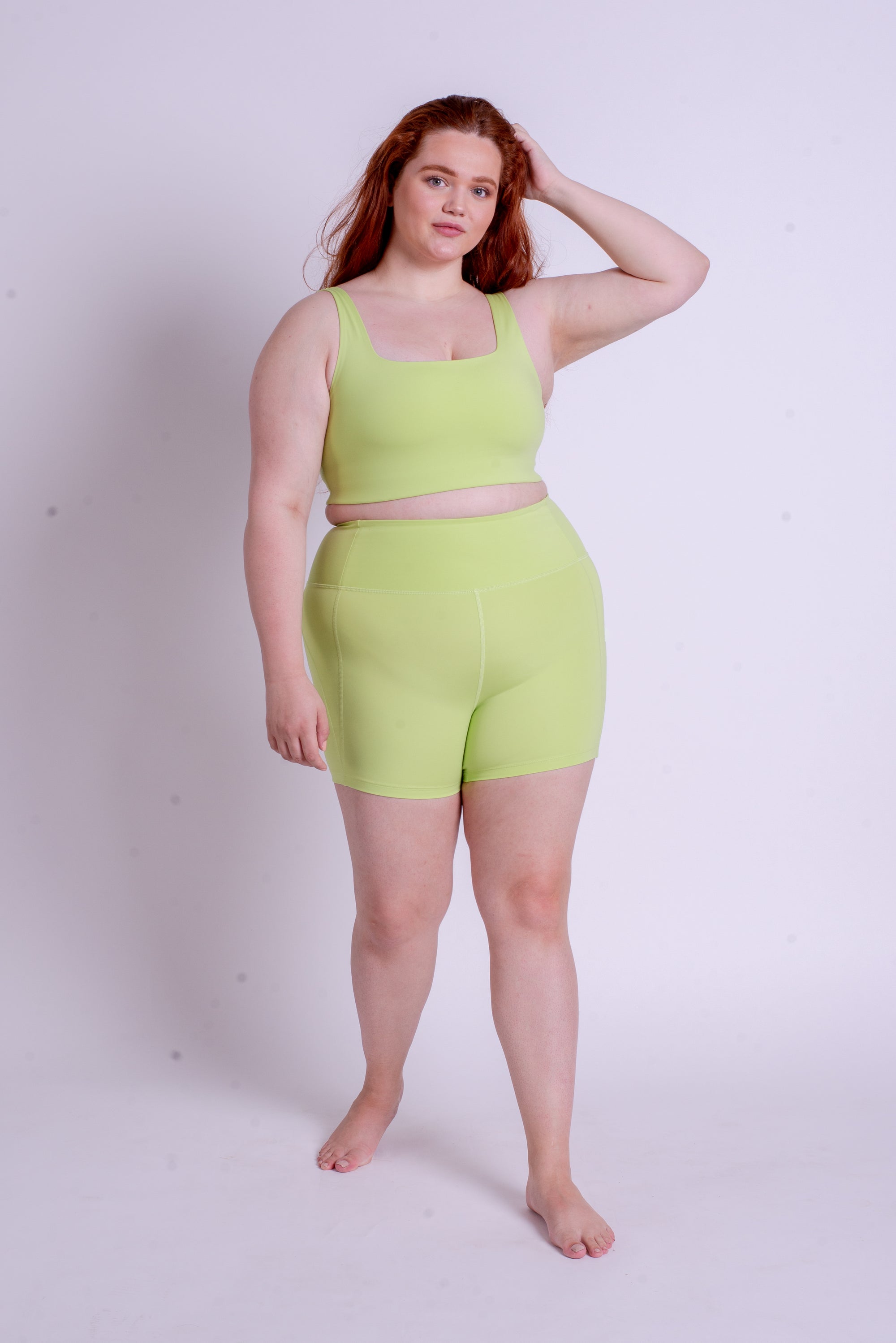 W RPET HIGH RISE BIKE SHORT