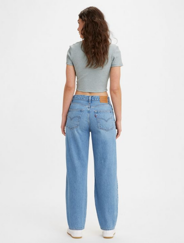 LEVI'S Baggy Dad Wide Leg Jeans 34x32 - Let's Get Lost Again