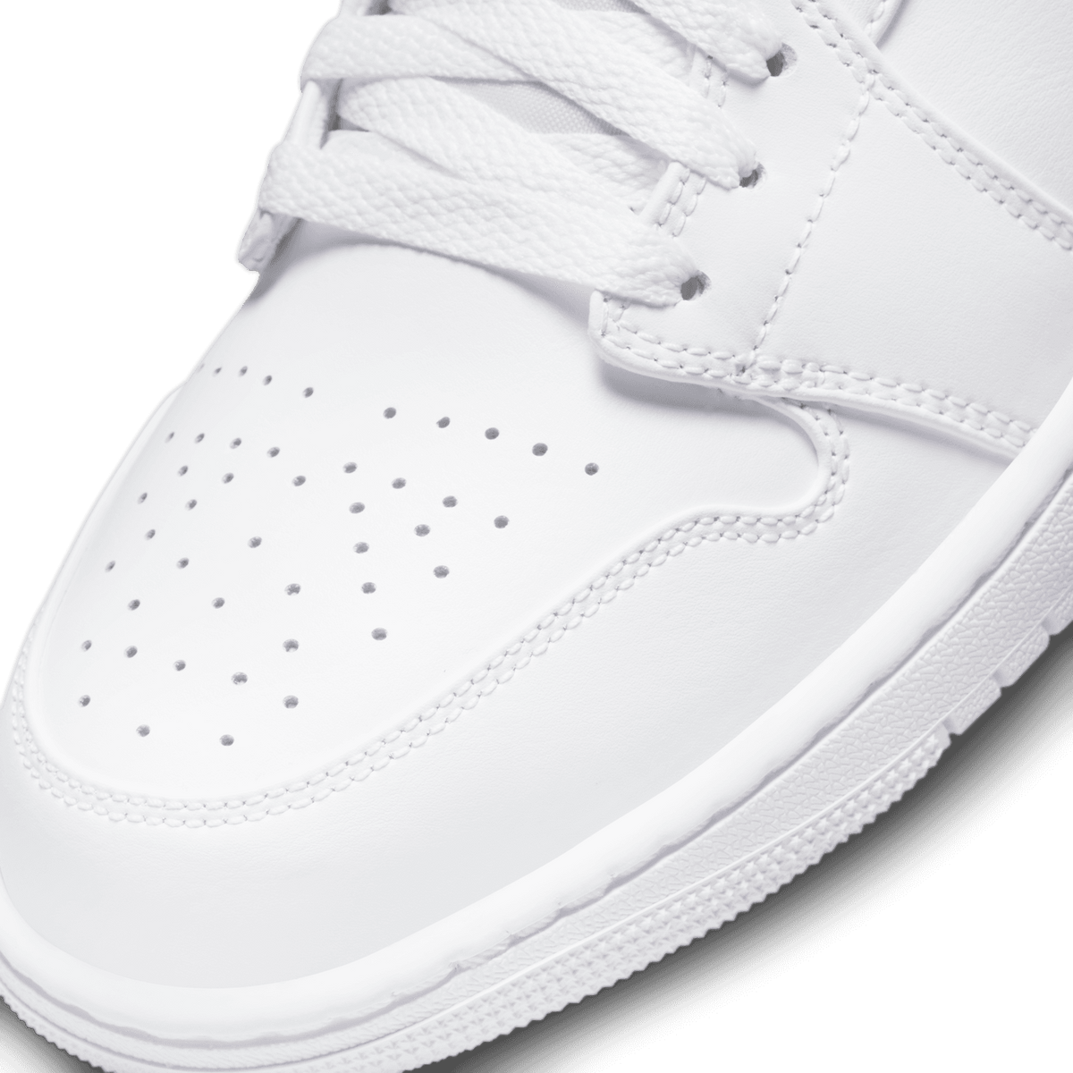 Air Jordan 1 Mid - White 554724-136