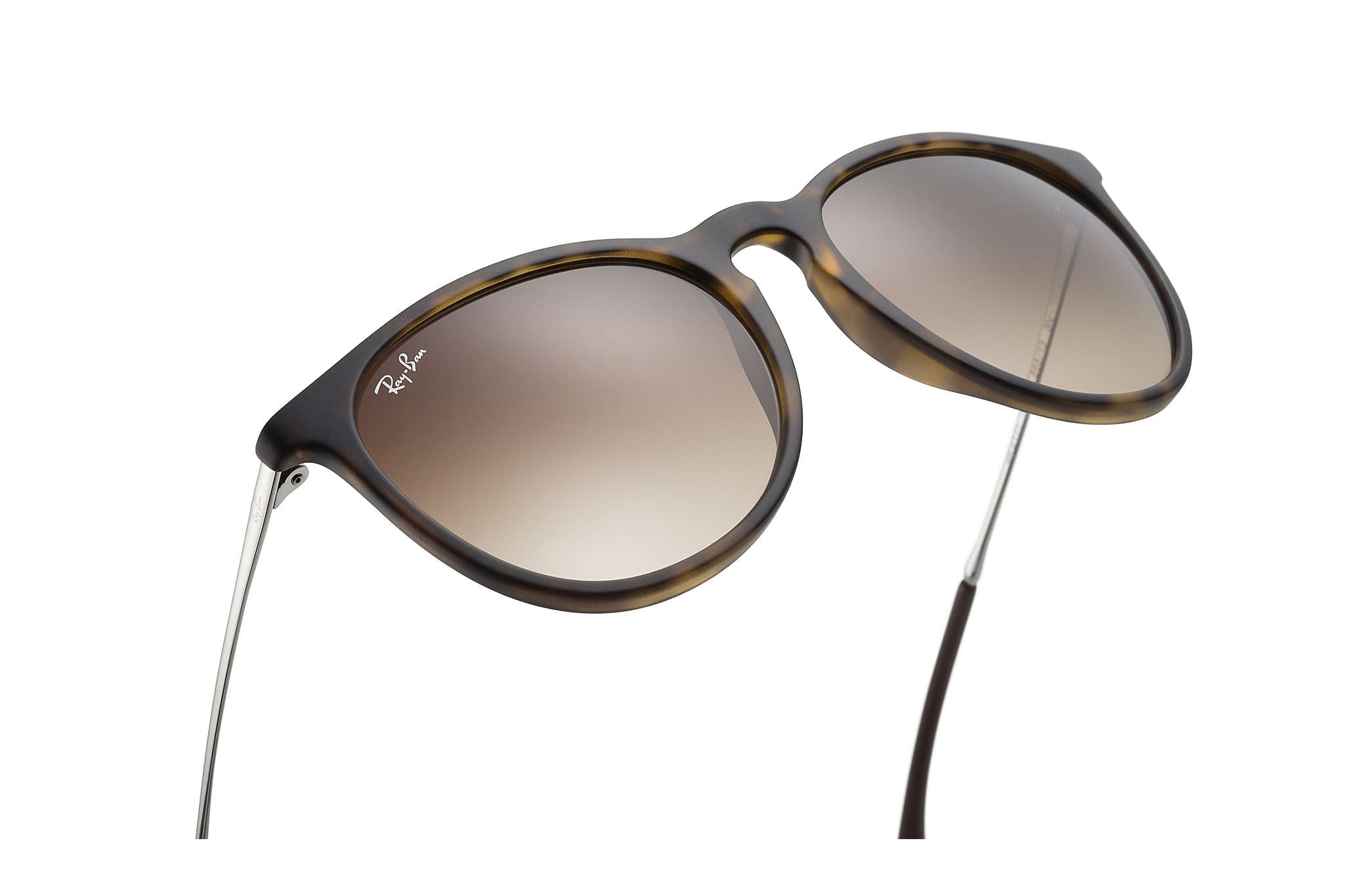 ray ban erika classic brown silver