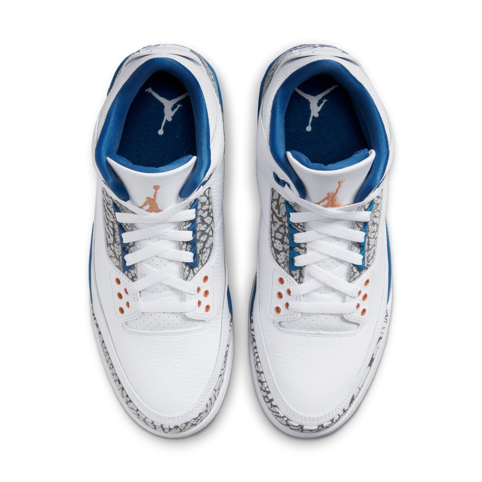 AIR JORDAN 3 RETRO - WHITE / METALLIC COPPER / TRUE BLUE CT8532