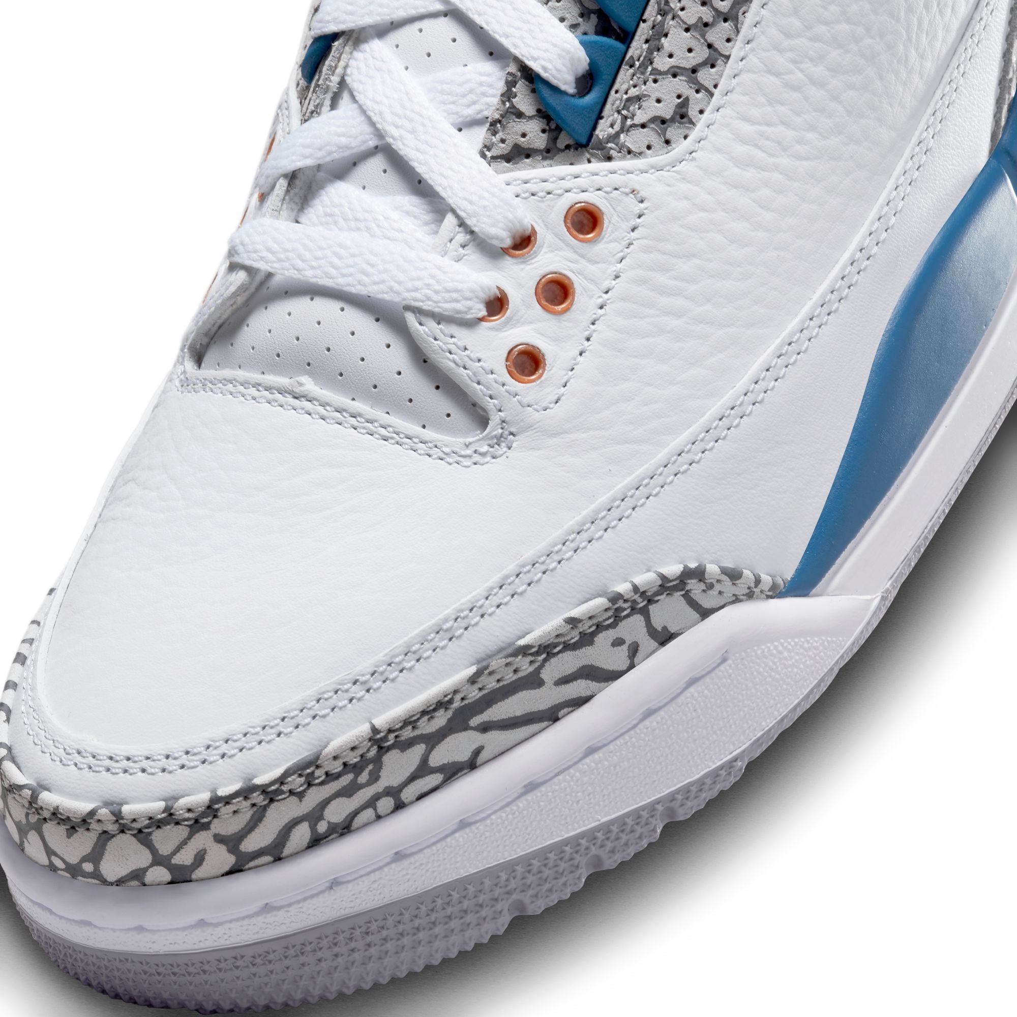 AIR JORDAN 3 RETRO - WHITE / METALLIC COPPER / TRUE BLUE CT8532