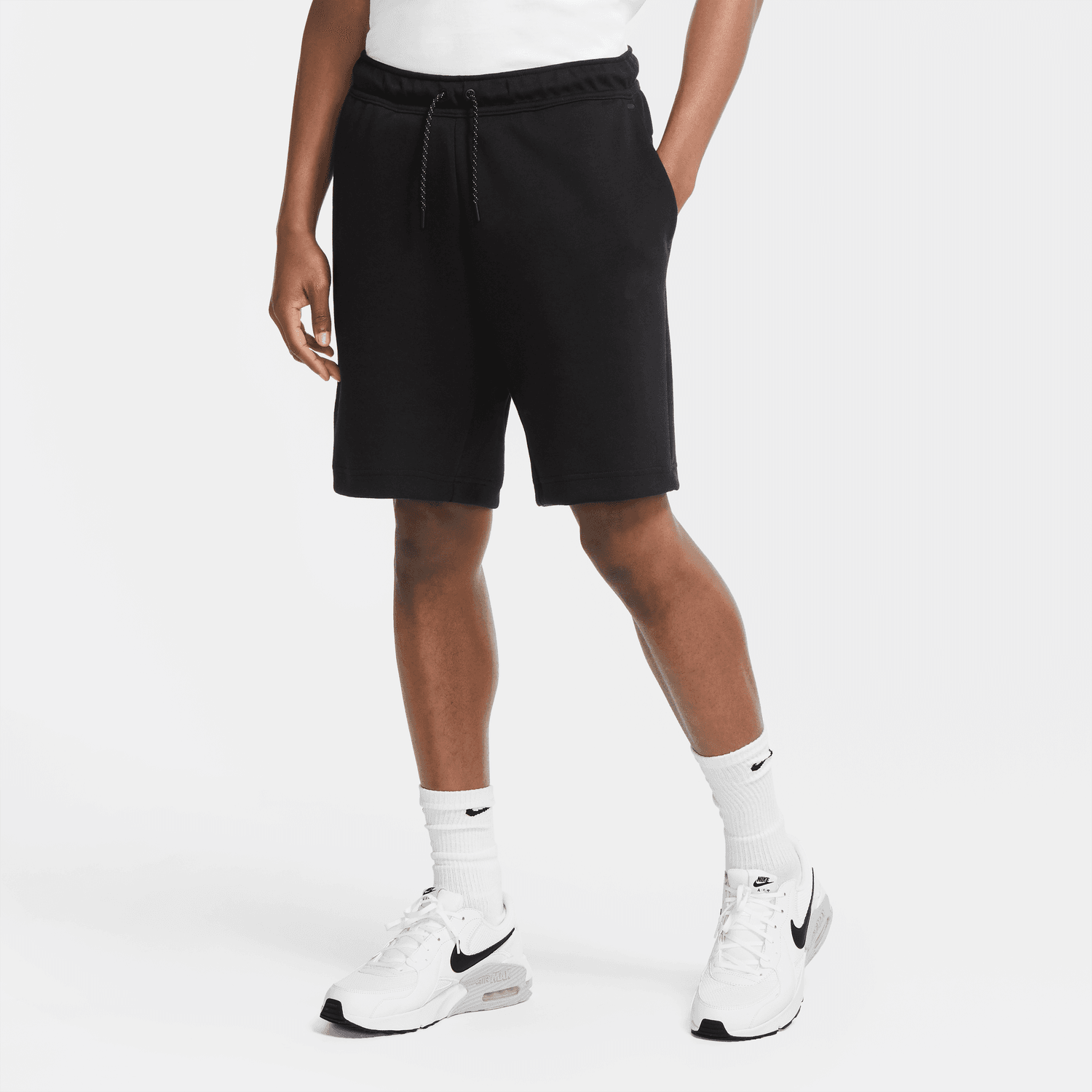 Nike fleece shorts hot sale on sale
