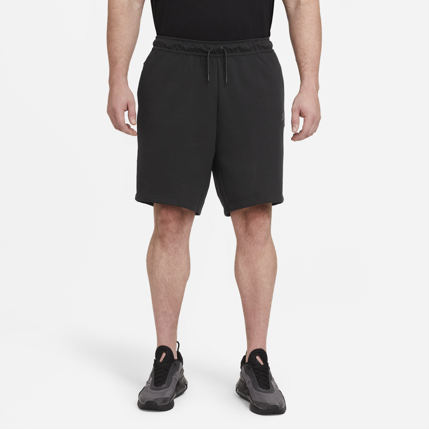 Fleece sales shorts black