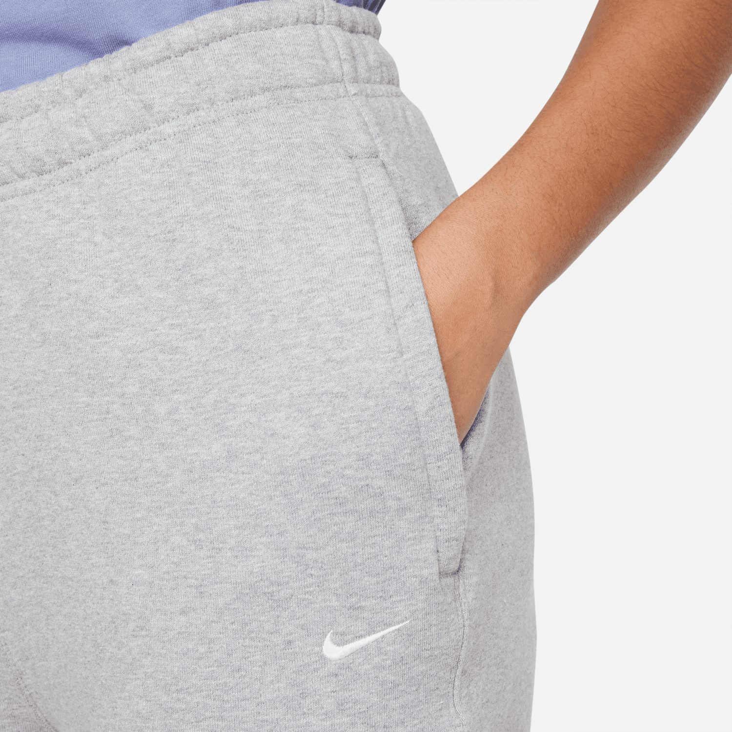 Men's Size M Nike Solo Swoosh Fleece Pants Sweatpants Phantom