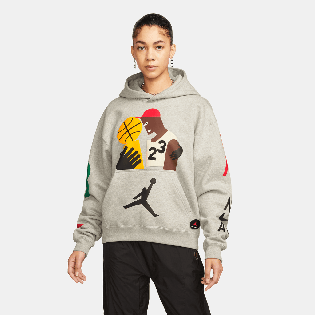 JORDAN X NINA CHANEL ABNEY HOODIE - DARK HEATHER GREY DO4158-063 I