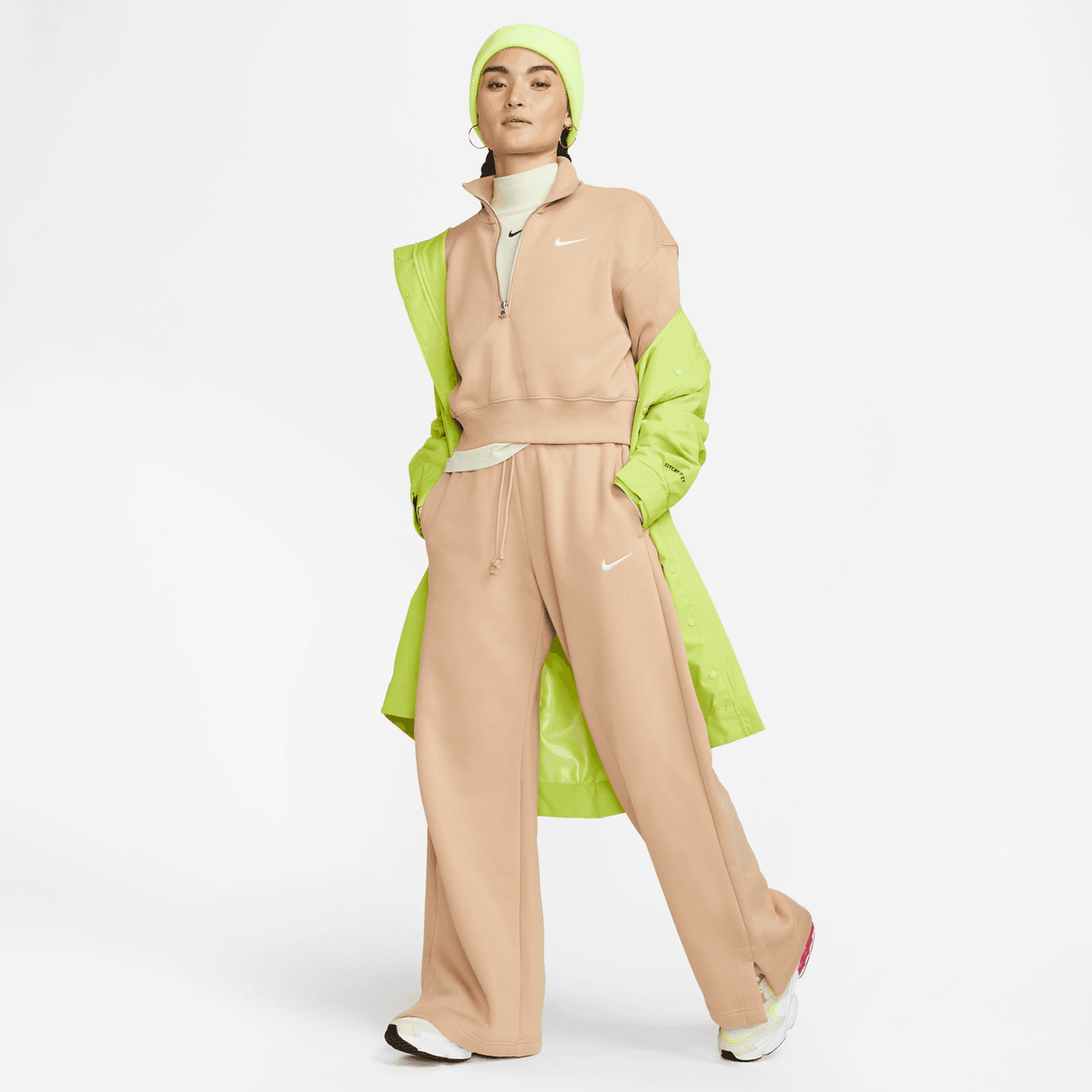W NSW STYLE FLEECE HR PANT WIDE