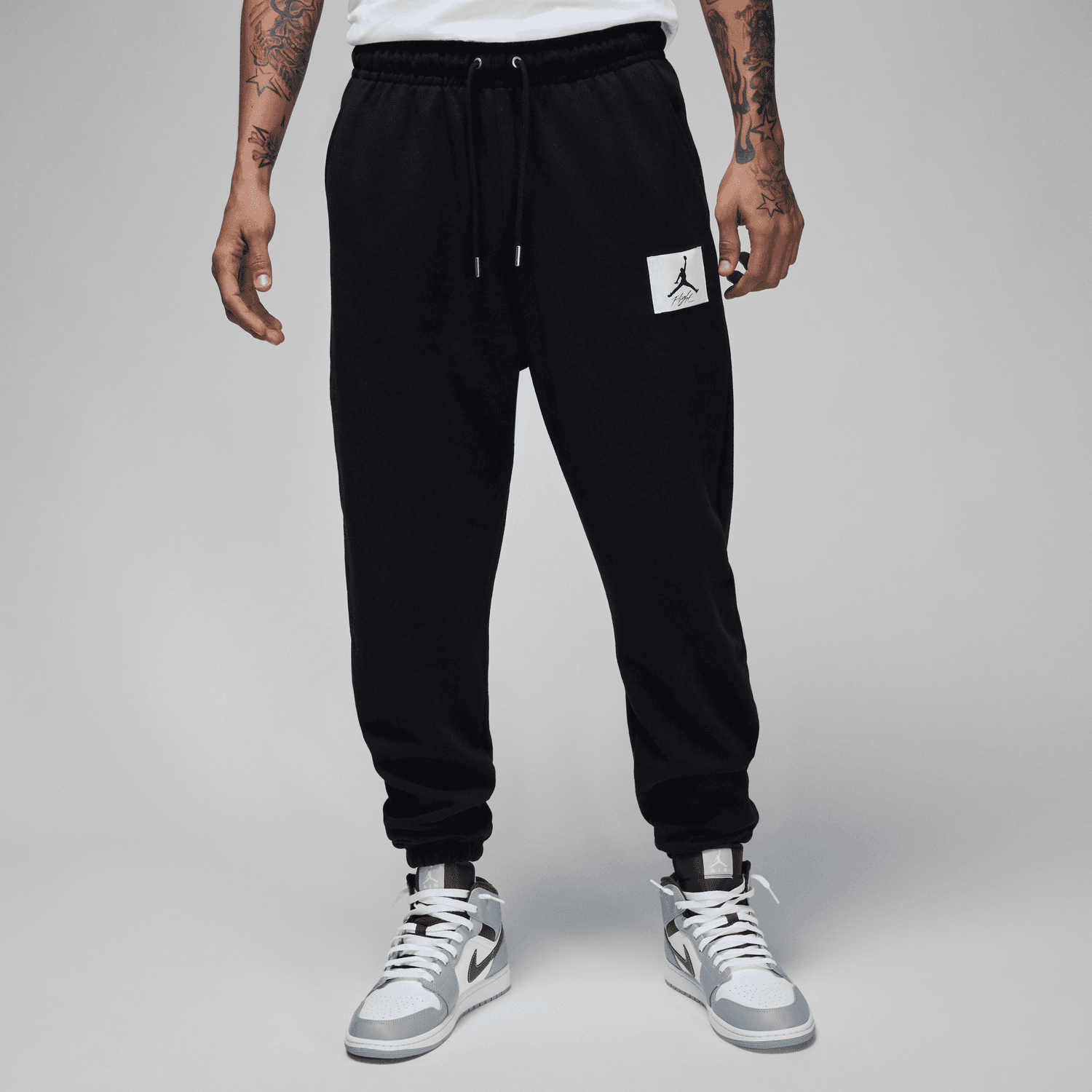 JORDAN ESSENTIAL STATEMENT FLEECE PANT BLACK DQ7468 010 I