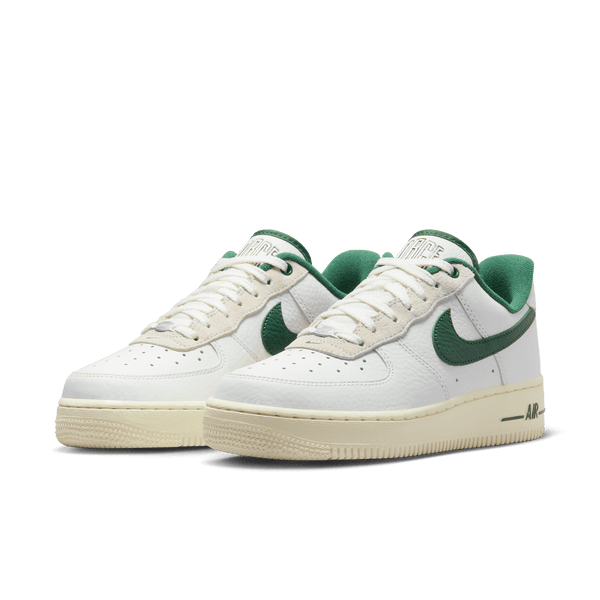 Nike air force 1 '07 white and fluro green trainers sale