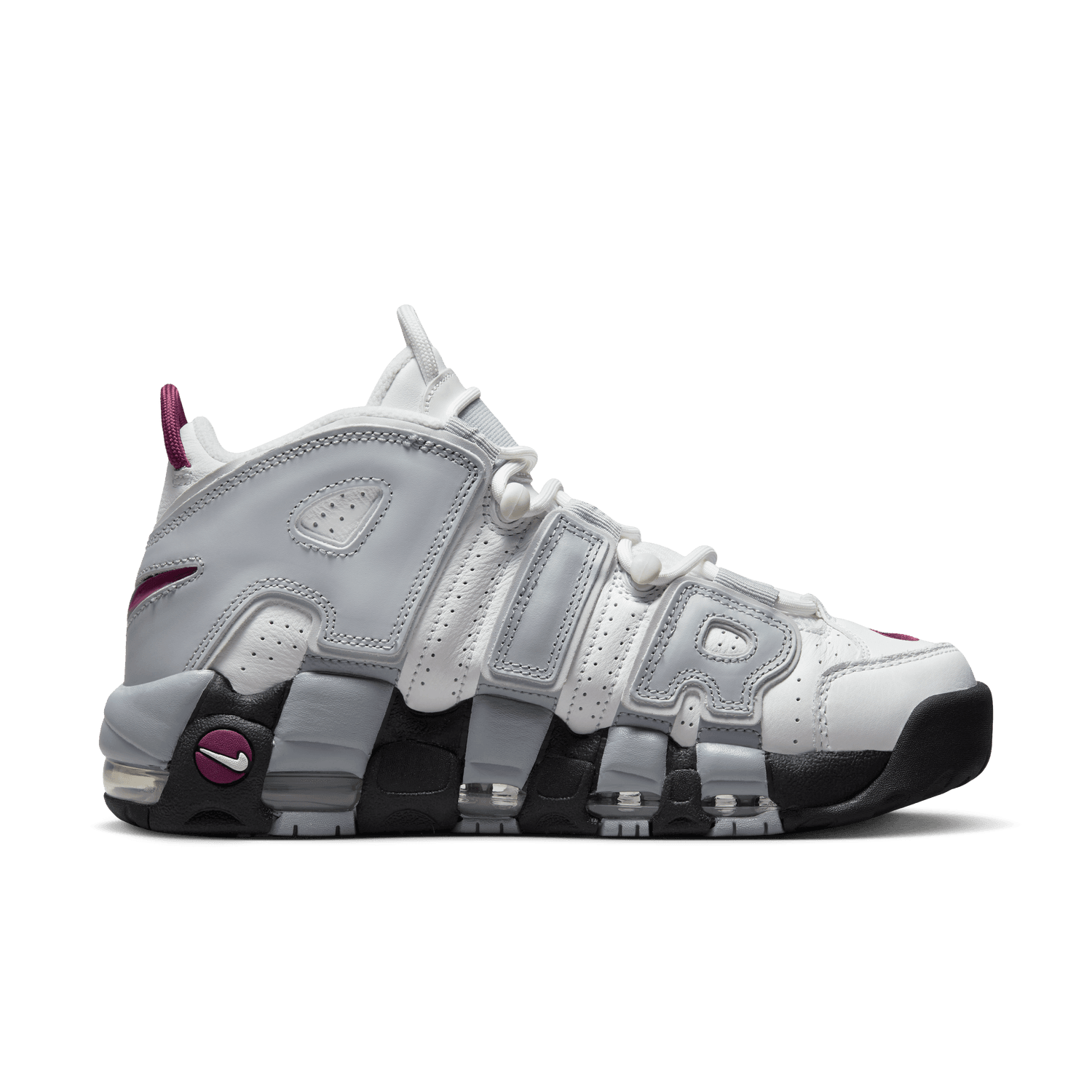 W AIR MORE UPTEMPO - SUMMIT WHITE / ROSEWOOD DV1137-100 I MOMENTUM