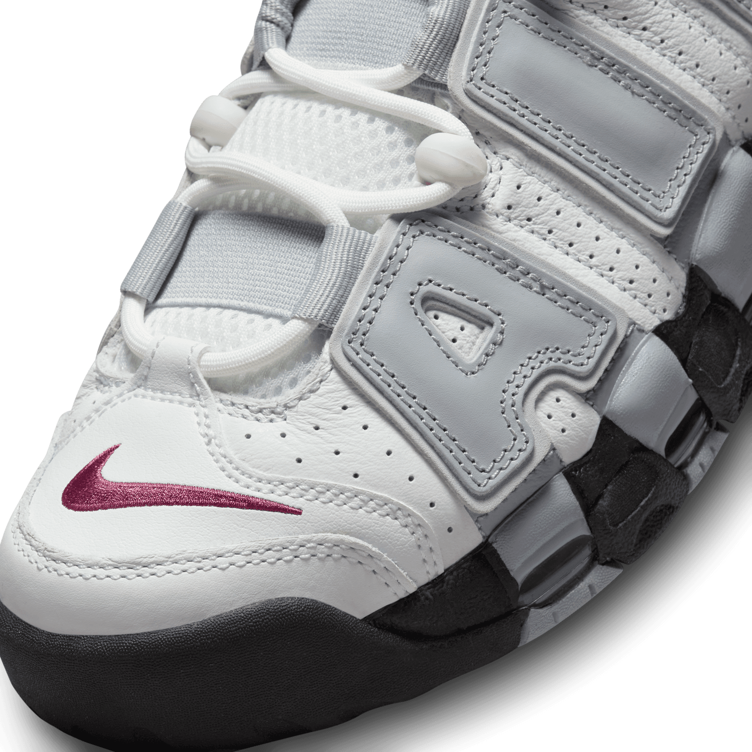 W AIR MORE UPTEMPO - SUMMIT WHITE / ROSEWOOD DV1137-100 I MOMENTUM