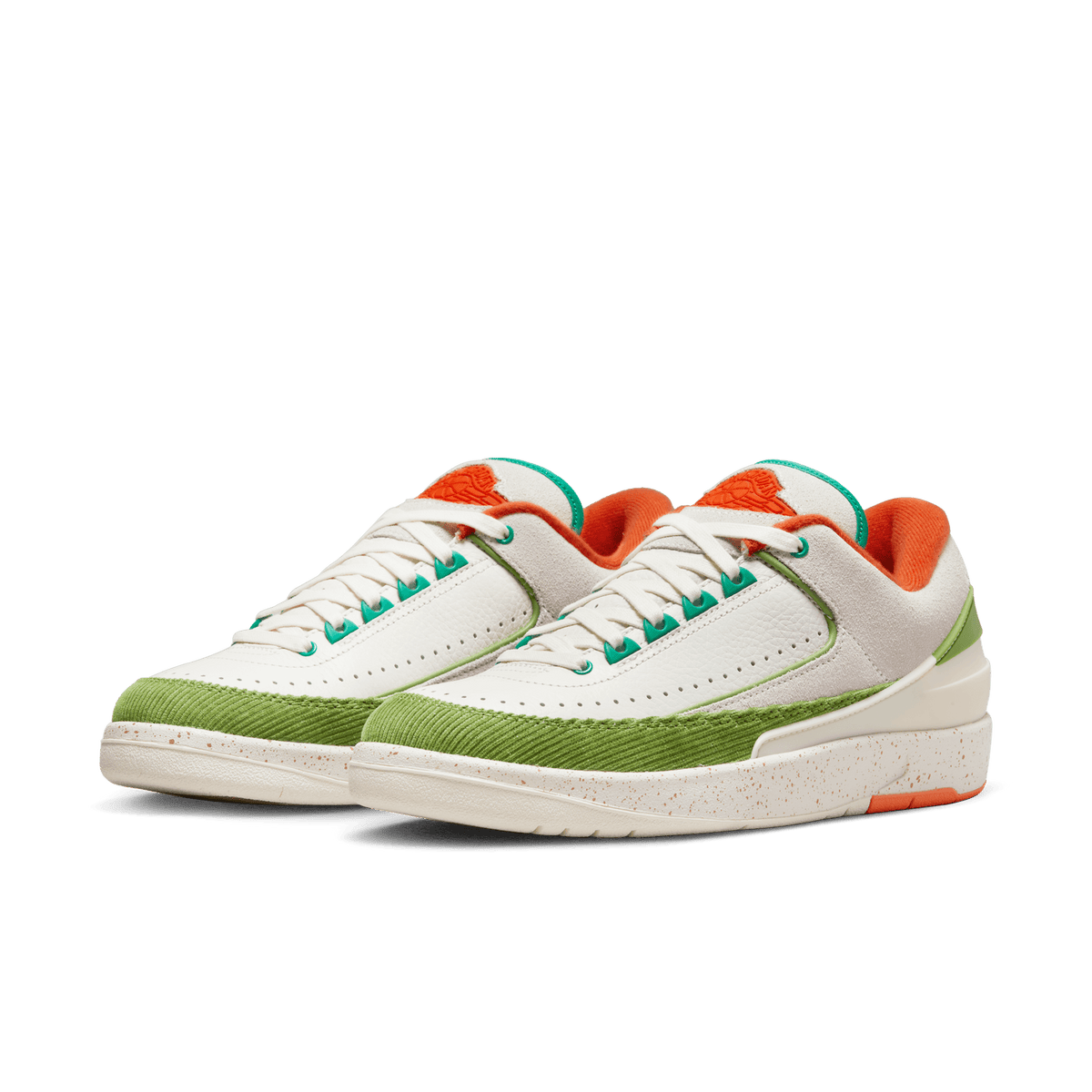 W AIR JORDAN 2 RETRO LOW TITAN - SAIL / SAFETY ORANGE