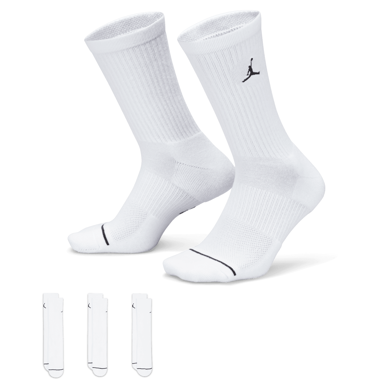 Jordan 3 pack crew top socks