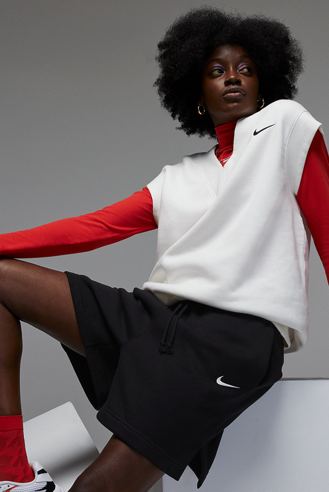 W NSW PHOENIX FLEECE HR SHORT BALLER