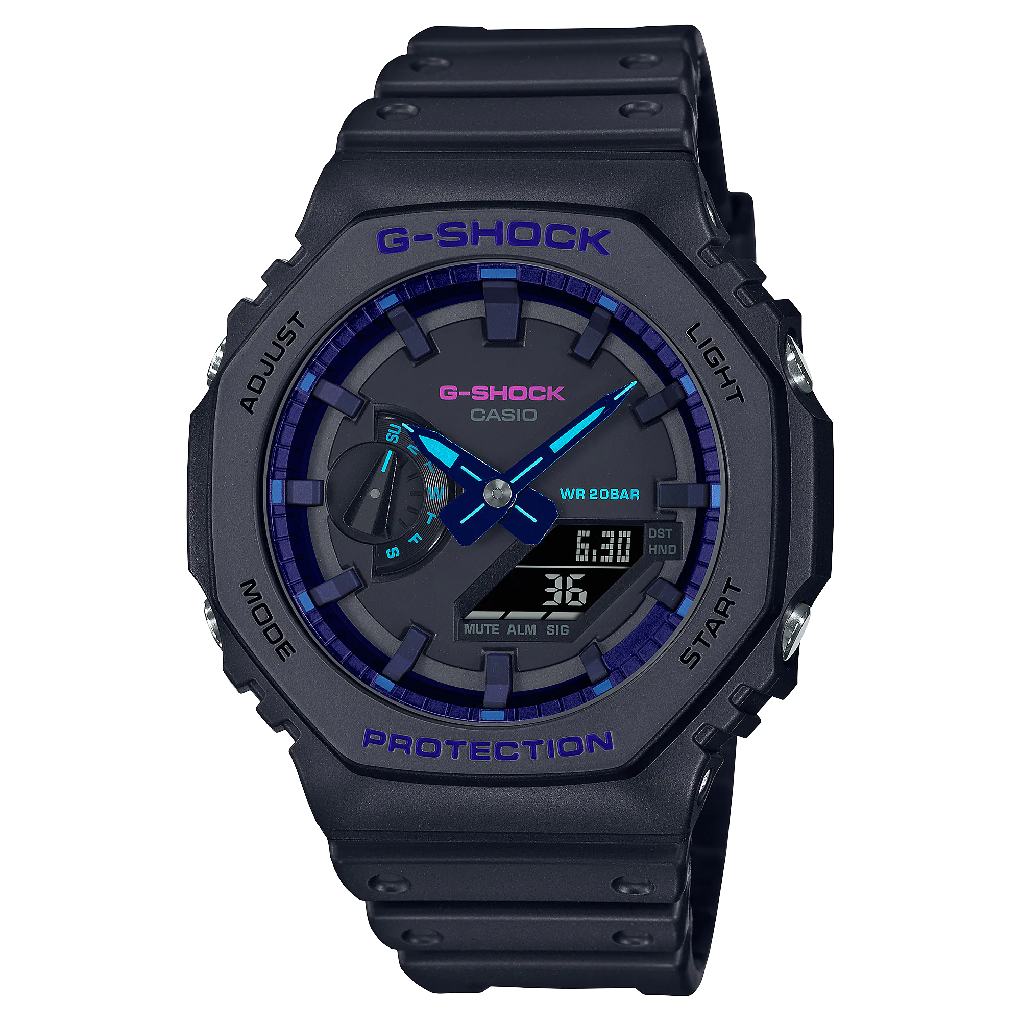 GA-2100VB-1A - BLACK