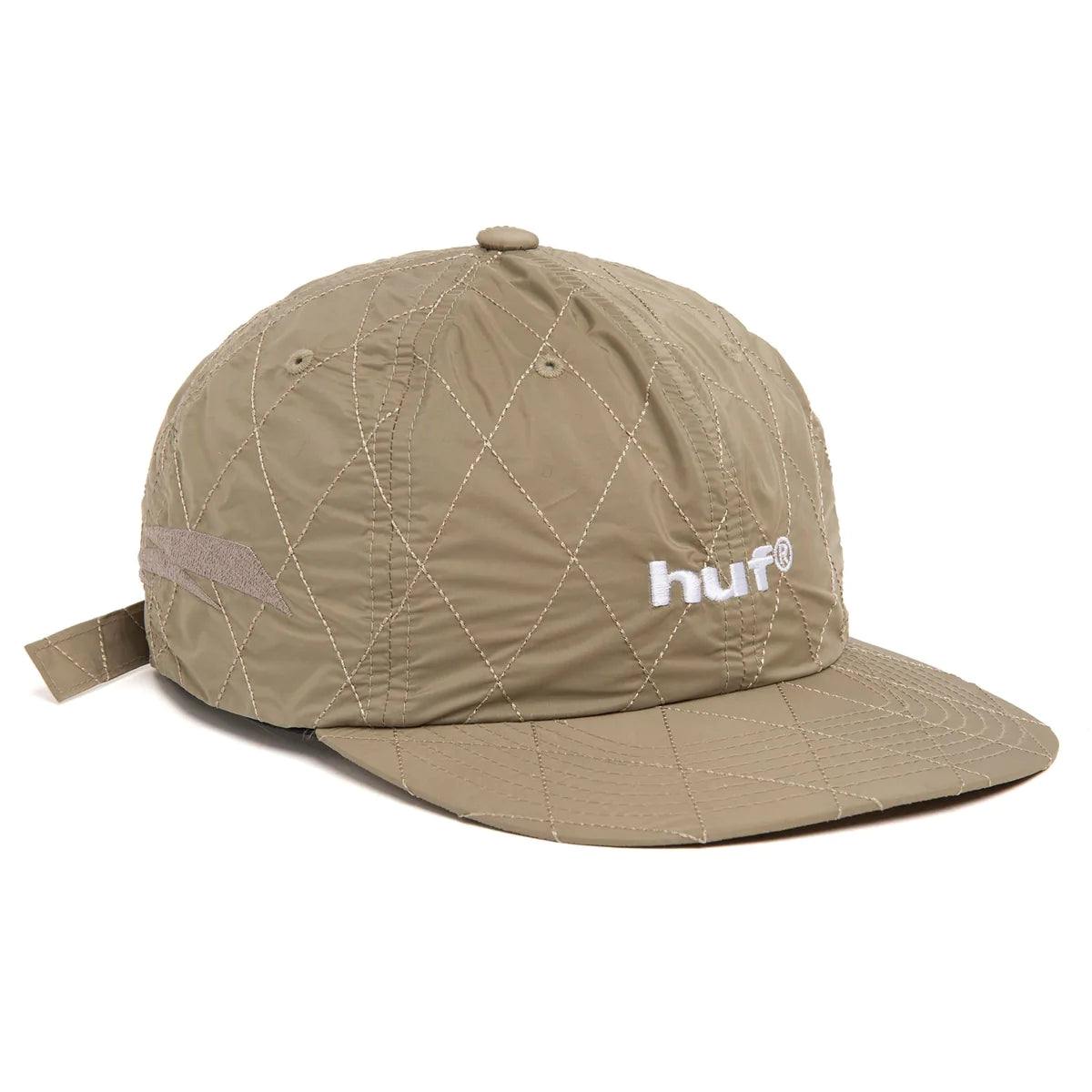 LIGHTINING QUILTED 6 PANEL HAT - TAN