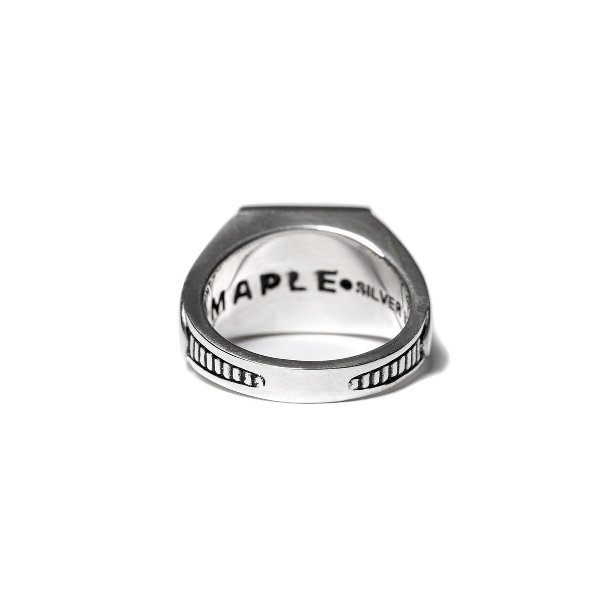 MAPLE JEWELERY COLLEGIATE RING (SILVER/LABRADORITE)