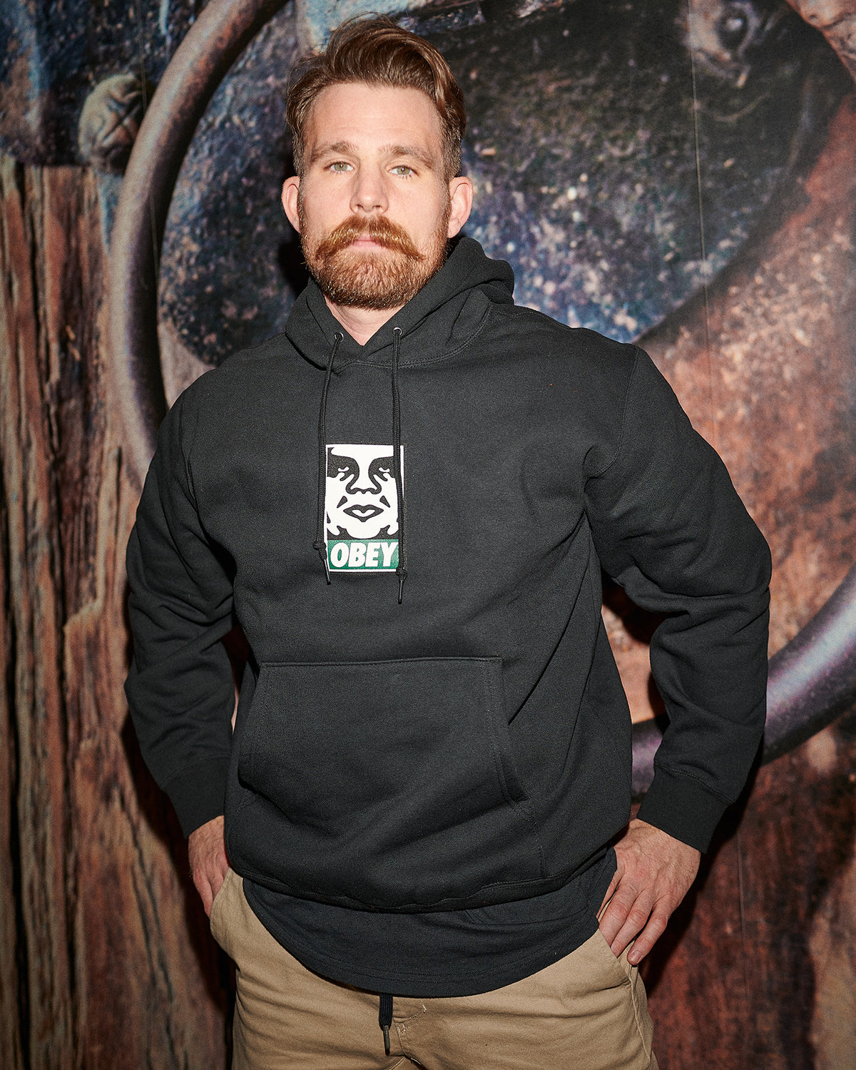 OBEY M'S HOODIES MOMENTUM HAS A POSSE HOODIE