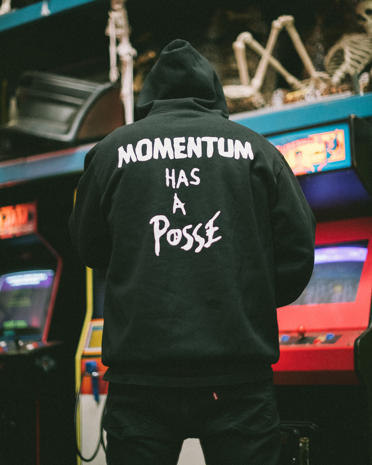 OBEY M'S HOODIES MOMENTUM HAS A POSSE HOODIE