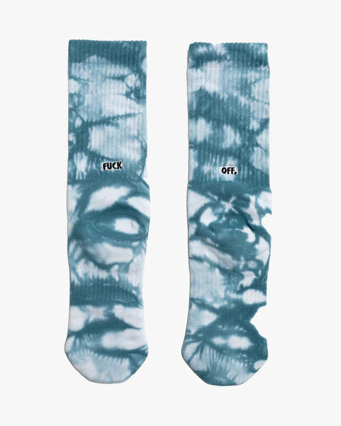 FUCK OFF CREW SOCKS - MARBLE