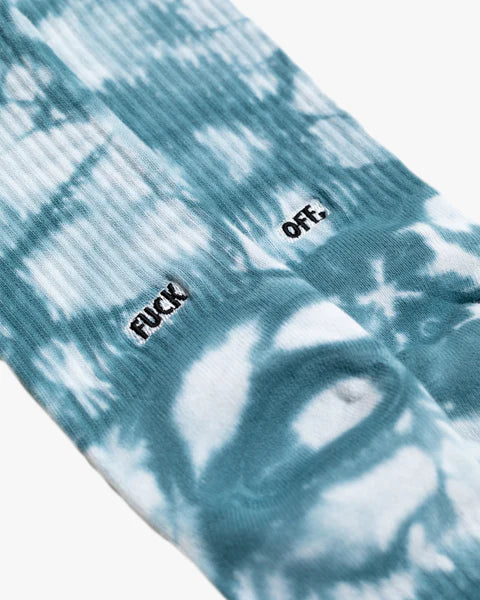 FUCK OFF CREW SOCKS - MARBLE
