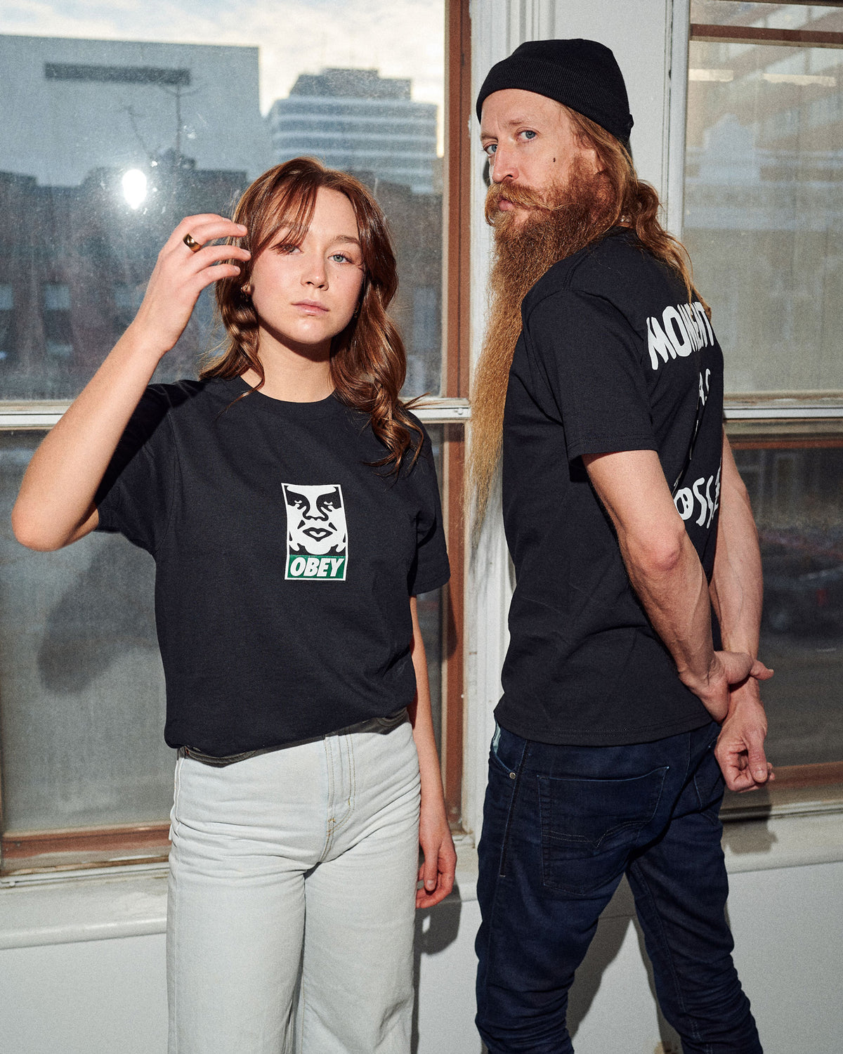 OBEY M'S T-SHIRTS MOMENTUM HAS A POSSE TEE