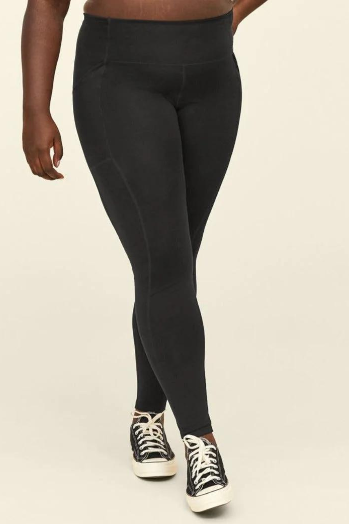 Girlfriend Collective Black Compressive High-Rise Legging size