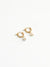 SMALL FRESHWATER PEARL HOOPS - GOLD