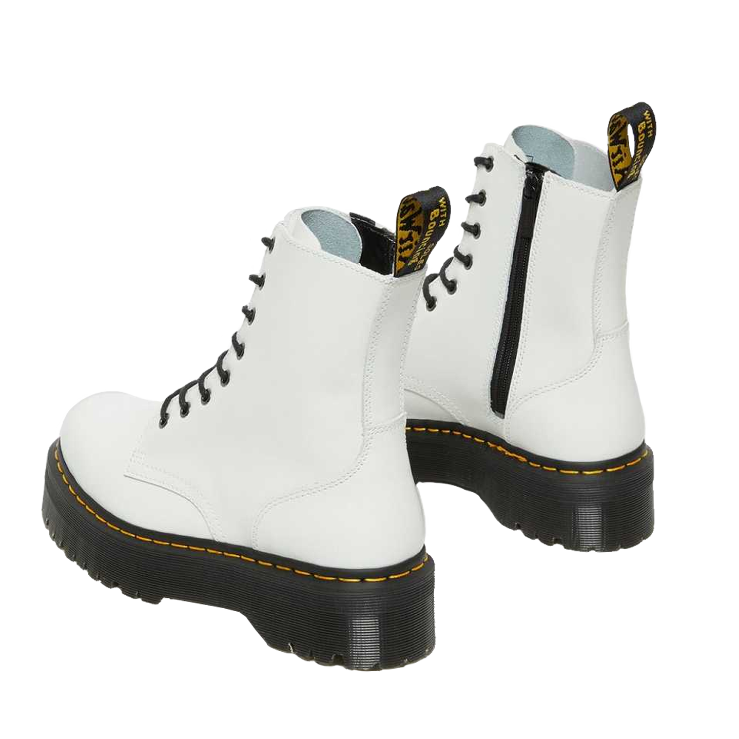 JADON SMOOTH LEATHER PLATFORM WHITE DR. MARTENS Momentum