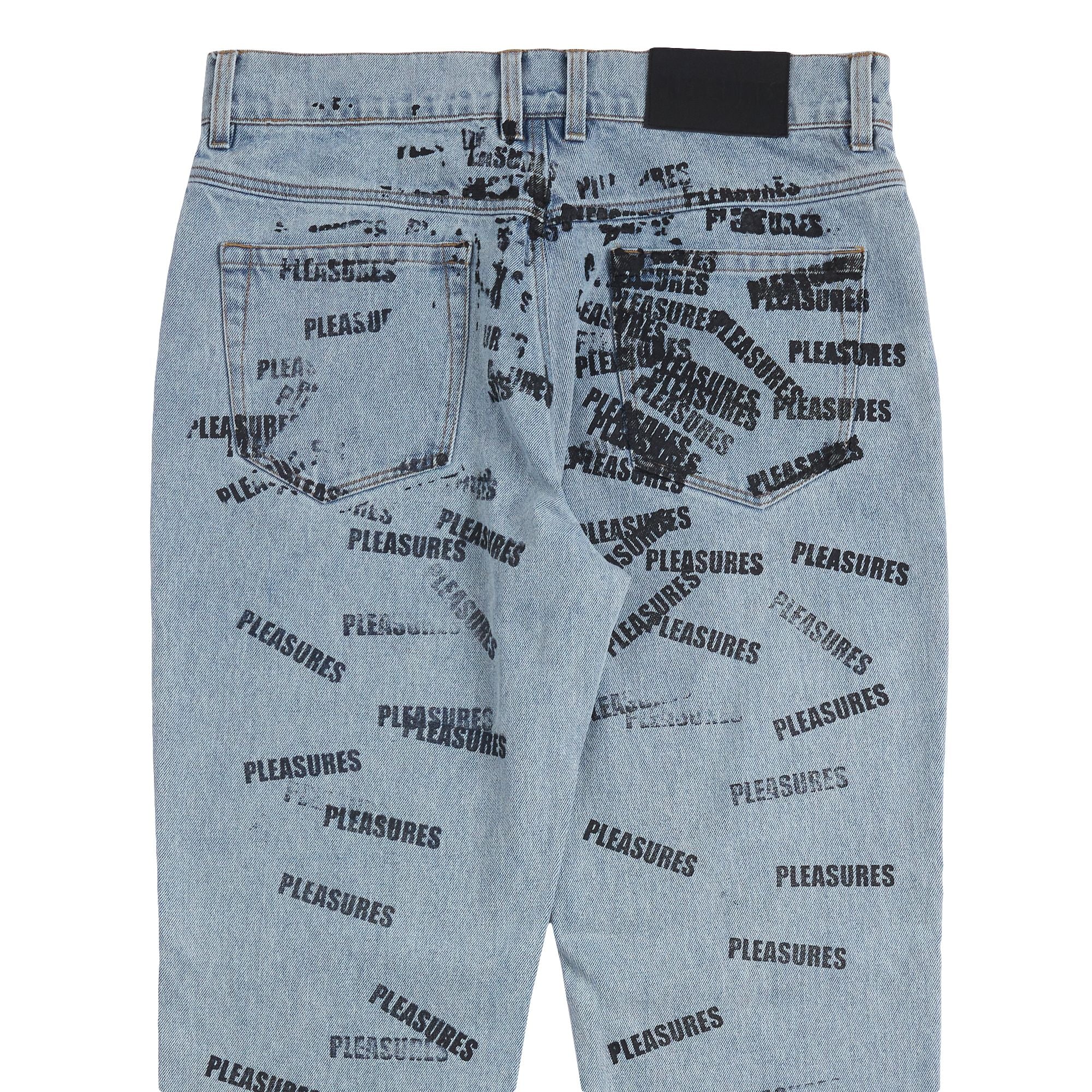 PLEASURES POPPY DENIM PANT Mens Apparel – ASPHALT